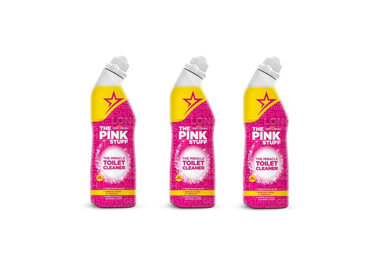 The Pink Stuff - 3x 750 ml - Cudowny środek do czyszczenia toalet - THE Wonder Cleaner - Cudowny środek czyszczący