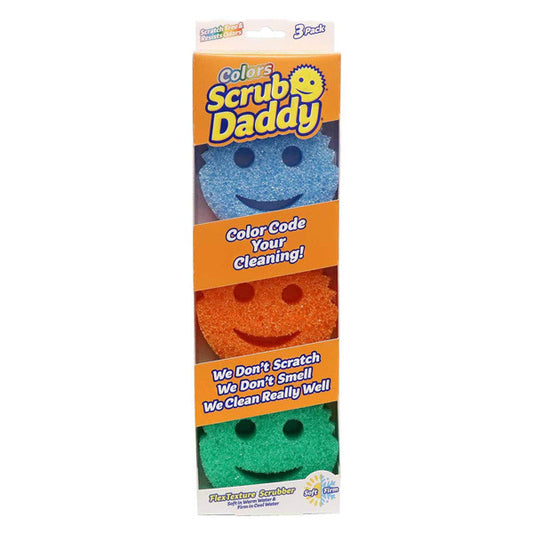 Scrub Daddy Colors | gąbka trzy kolory (3 szt.)